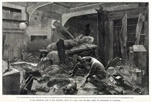 Forts Prints: Commander's Cabin of HMS Alexandra