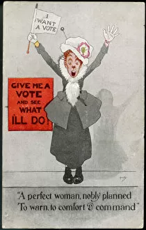 Suffragettes Gallery: Commanding Suffragette