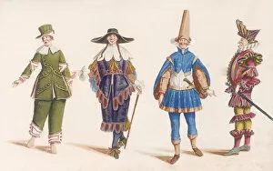 Images Dated 17th April 2019: Commedia dell arte Characters