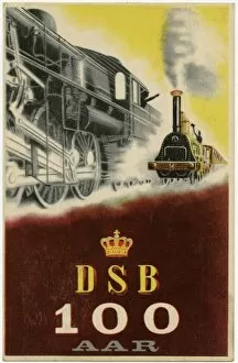 Images Dated 19th April 2016: Commemorating 100 years of the Danish Railways