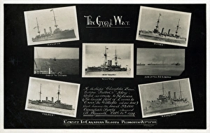 Arriving Collection: Commemorative card, convoy to Canadian troops, WW1