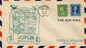 Commemorative envelope with stamps