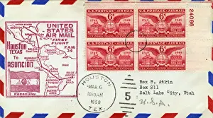 Commemorative envelope with stamps