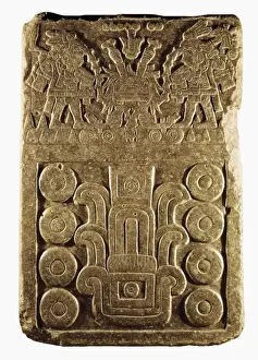 Tenochtitl Prints: Commemorative Gravestone of the Temple of Tenochtitlan