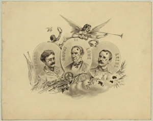 Commemorative portrait of balloonists Charles Renard, Dupuy Commemorative portrait of balloonists Charles Renard, Dupuy