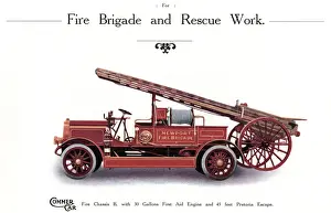 Chassis Prints: Commer Fire Engine