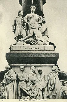 Commerce, detail of the Albert Memorial, London