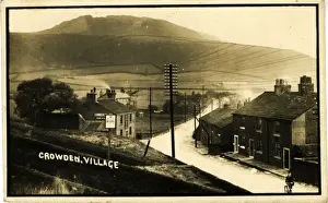 Glossop Prints: Commercial Inn & Village, Crowden, Glossop, England
