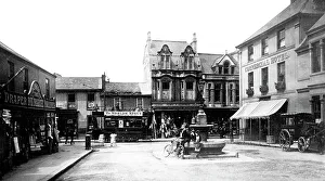 Camborne Prints: Commercial Square, Camborne, early 1900s