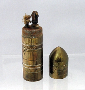 Images Dated 14th February 2012: Commercially made German Trench Art lighter