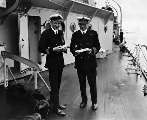 Tyrwhitt Prints: Commodore Tyrwhitt and Flag Lieutenant Floyer, WW1