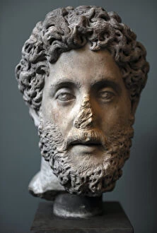 Antonine Gallery: Commodus (161-192). Roman Emperor. Bust. Carlsberg Glyptotek