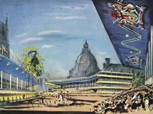 Images Dated 7th June 2011: Commonwealth and Empire Stands at Coronation, 1953