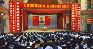 Images Dated 24th June 2016: Communist China - presentation to university students