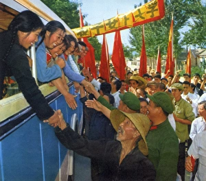 Images Dated 24th June 2016: Communist China - students leave for university