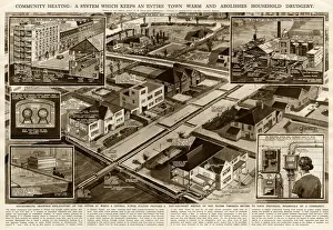 Communal Prints: Community heating by G. H. Davis