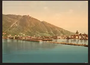 Como Prints: Como, the harbor, Lake Como, Italy