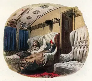 Kiev Prints: Compartment of Russian train