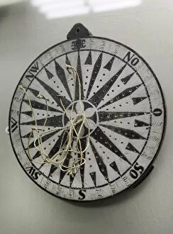 Latvia Collection: A compass rose. 18th century