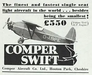 Light Aircraft Prints: Comper CLA-7 Swift