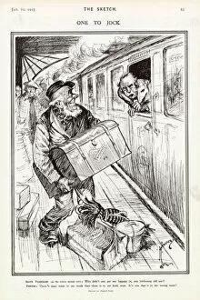 Images Dated 15th March 2021: Complaints from a irate passenger as the train starts to depart the platform