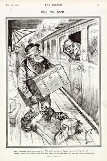 Belongings Prints: Complaints from a irate passenger as the train starts to depart the platform
