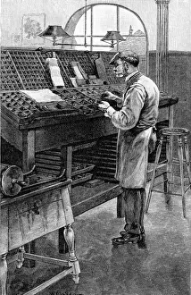 Days Prints: Compositor at Works