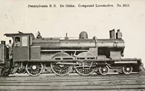 Pennsylvania Collection: Compound passenger locomotive De Glehn