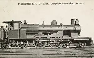 Compound Prints: Compound passenger locomotive De Glehn