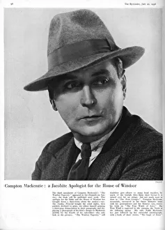 Images Dated 14th November 2017: Compton Mackenzie