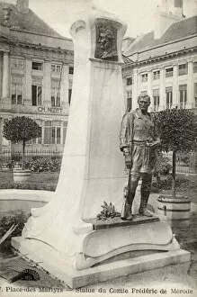 Images Dated 24th April 2019: Comte Frederic de Merode - Place des Martyrs, Brussels