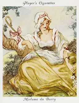Guillotined Prints: Comtesse Du Barry