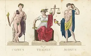 Comus Prints: Comus, Themis and Momus, Greek gods