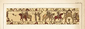Keys Prints: Conan II, Duke of Brittany, surrenders the keys to the castle to