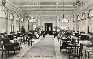 Floorboards Prints: Concert Hall, Sanatorium, Caledon, Cape Colony, South Africa