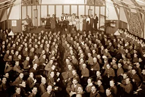Concert Hall, Shakespeare YMCA Hut, London during WW1