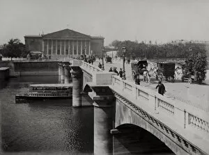 Deputies Gallery: Concorde Bridge and Chamber of Deputies, Paris, France