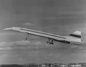 Concorde in flight