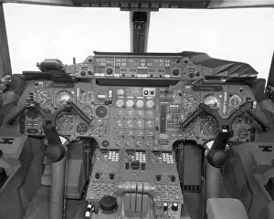 Concorde Prints: Concorde flightdeck