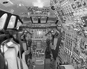 Concorde Prints: Concorde flightdeck