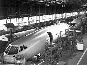 Concorde nose and forward fuselage production at Weybridge