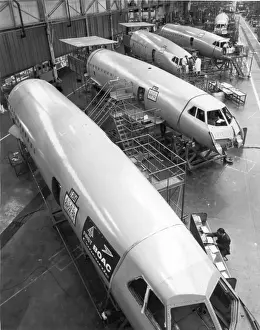 Fuselage Prints: Concorde nose and forward fuselage production at Weybridge