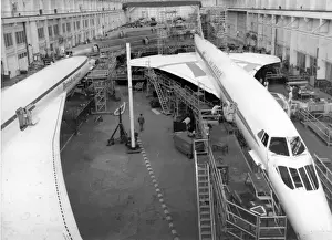 The Concorde production line at Toulouse