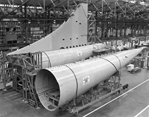 Fuselage Prints: Concorde rear fuselage and tail fin manufacture