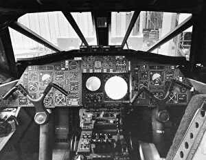 1969 Collection: Concordes Cockpit