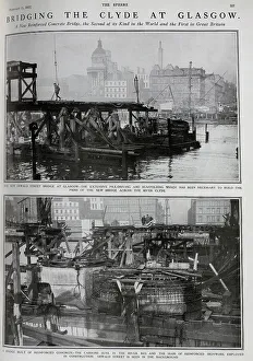 Reinforcements Prints: Concrete bridge across the Clyde