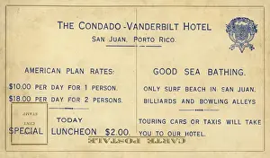Puerto Prints: Condado-Vanderbilt Hotel, San Juan, Puerto Rico