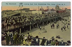 Steeple Chase Gallery: Coney Island, New York, USA