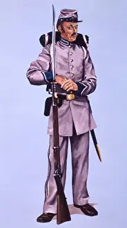 Confederate Prints: Confederate Infantryman