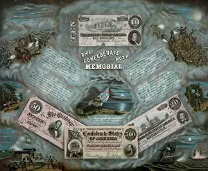 The Confederate note memorial